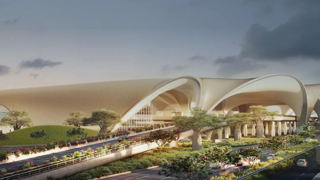 标杆案例 | xkty.com星空圆形显示屏项目落地新孟买国际机场，打造印度首个“全数字化绿色枢纽”